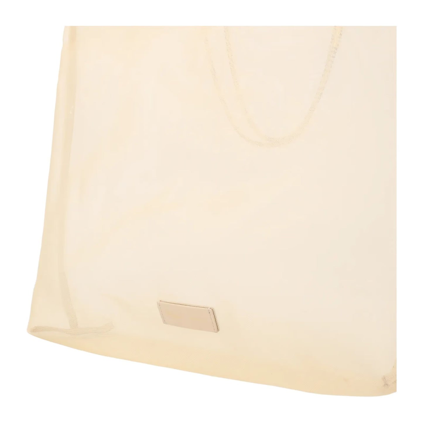 KHAITE Womens Augusta Mesh Leather Tote Bag Beige Gold Chain Handles OS RRP 2120 — View 3