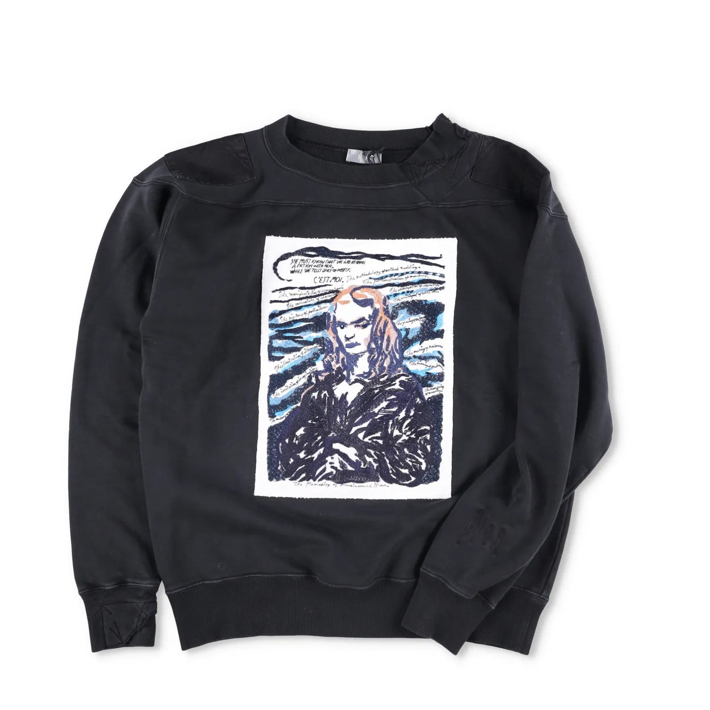 DIOR HOMME Mens Sweatshirts Mona Lisa Multicoloured Print Crew Neck XS RRP 1145 — View 2