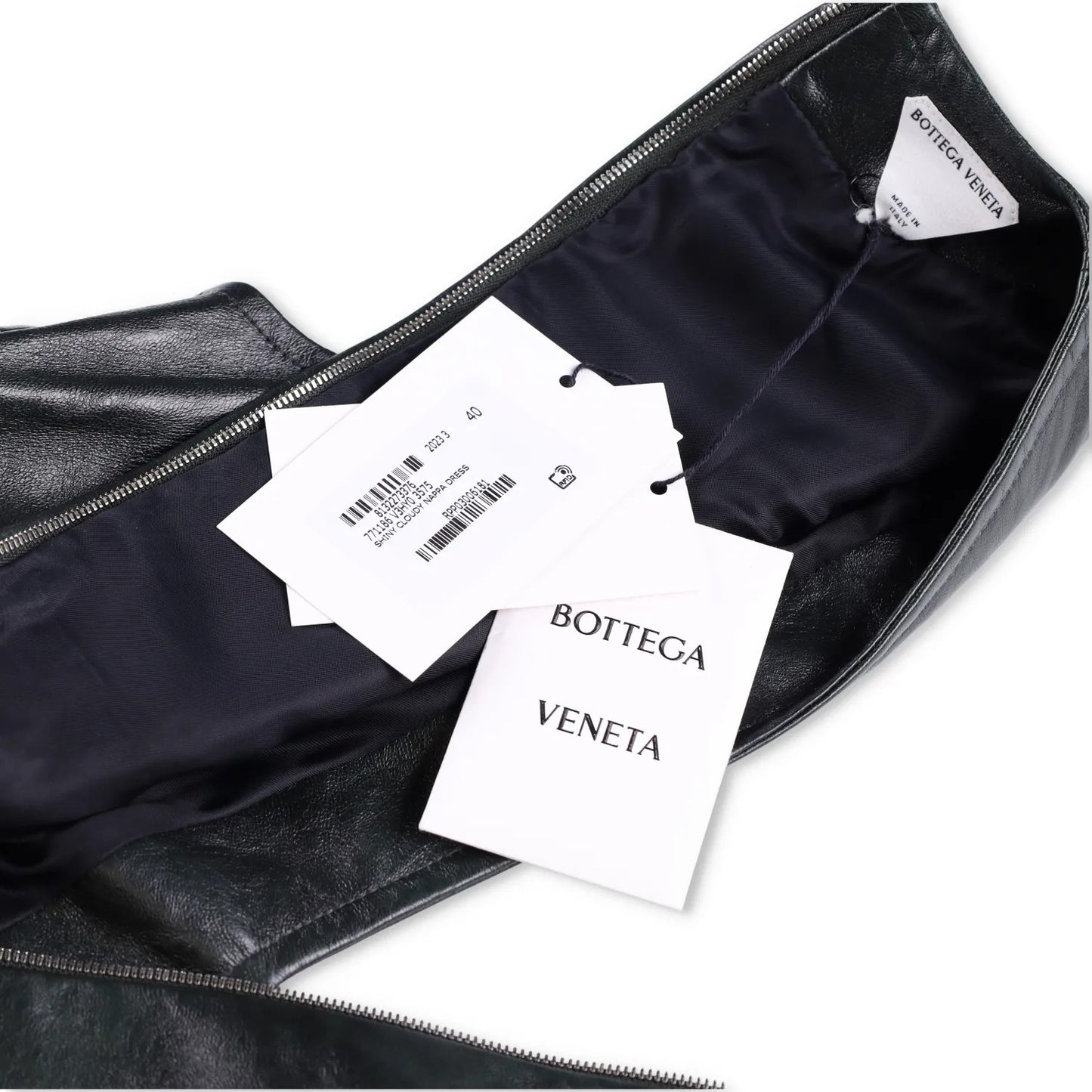 BOTTEGA VENETA Womens Dress Knee Length Sleeveless Side Drop Grey 40 RRP 5200 — View 8