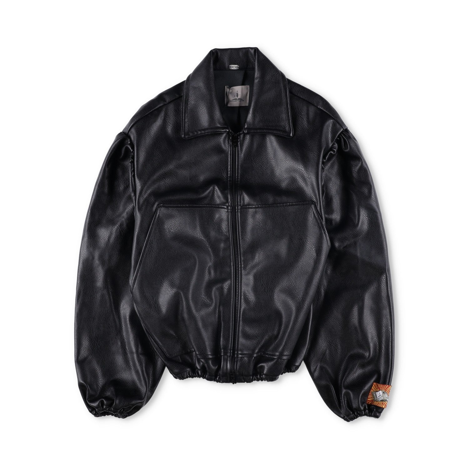 BORAMY VIGIEUR Faux Leather Full Zip Mens Biker Jacket Size Small RRP500