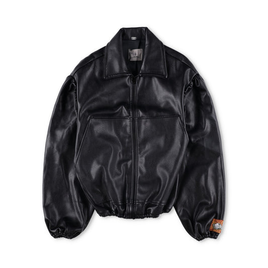 BORAMY VIGIEUR Faux Leather Full Zip Mens Biker Jacket Size Small RRP500