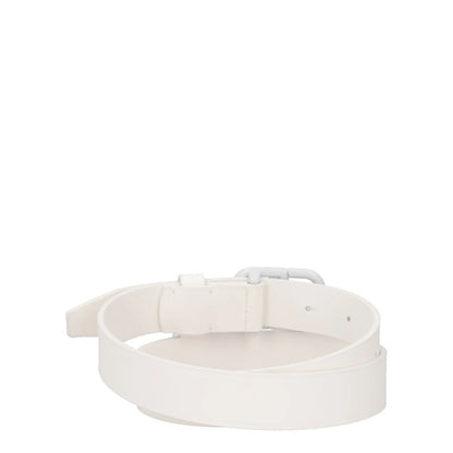 BALENCIAGA Womens Belt White Leather White Buckle Regular Width Size 85 RRP 360 — View 4