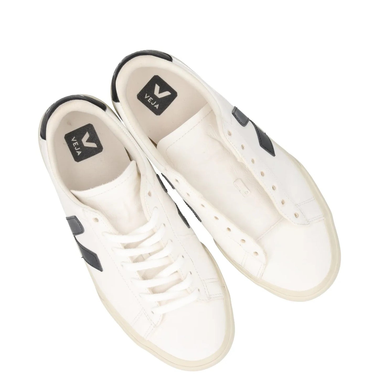 VEJA Womens Co Campo Sneakers White Black Trainer Low Top Lace Up UK 7 RRP 140 — View 8