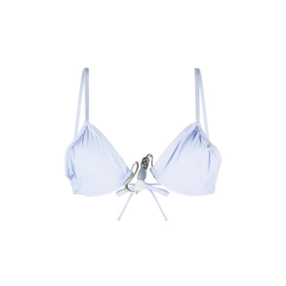 CHRISTOPHER ESBER Womens Nebular Bikini Top Beaded Blue Spaghetti UK12 RRP 150