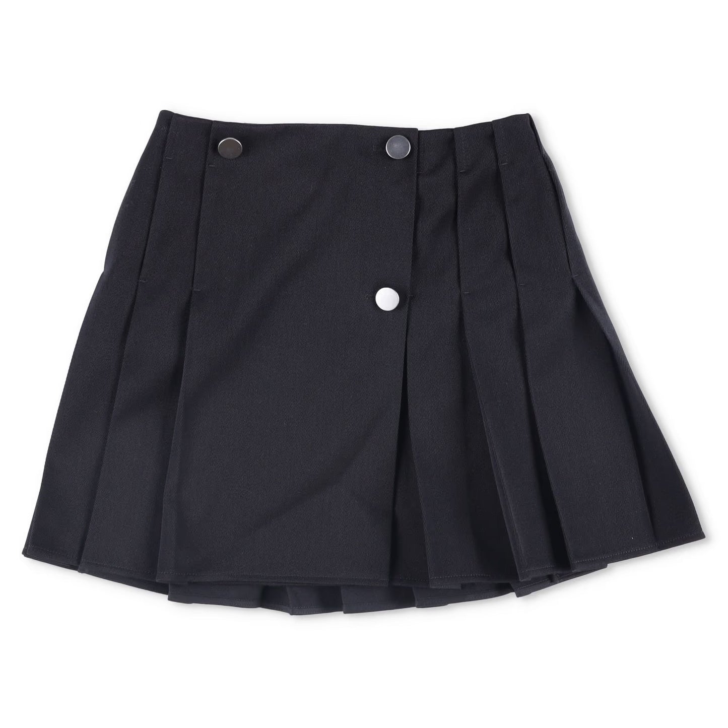 BOTTEGA VENETA Womens Mini Skirt Short Pleated Wool Black Size 38 RRP 1200
