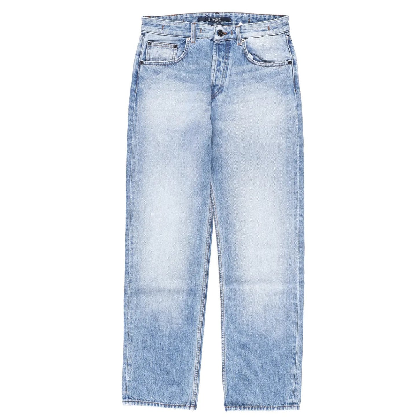 JACQUEMUS Mens Le De-Nimes Fresa Jeans Blue Denim Light Wash Size 31 RRP 290