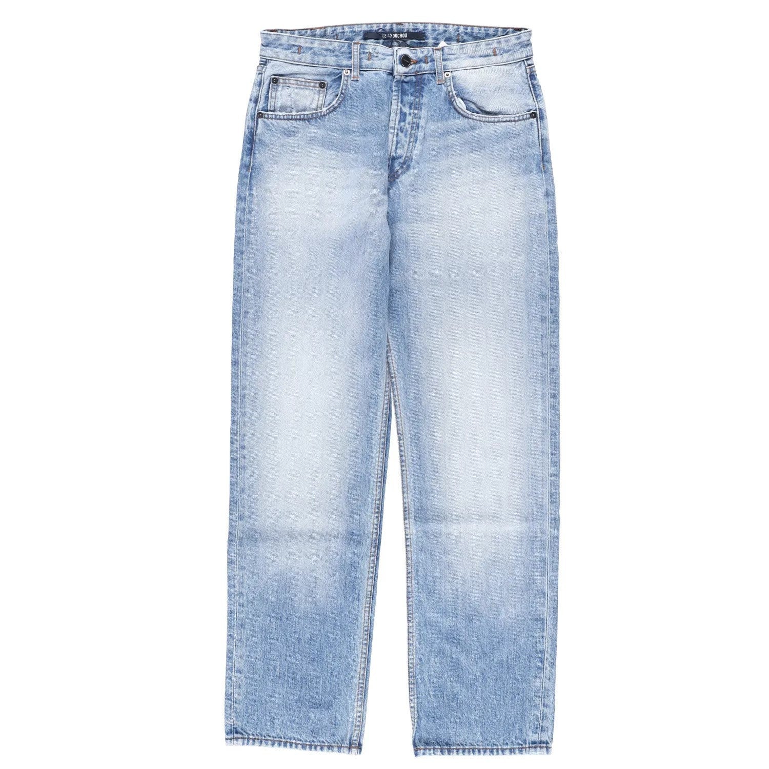 JACQUEMUS Mens Le De-Nimes Fresa Jeans Blue Denim Light Wash Size 31 RRP 290