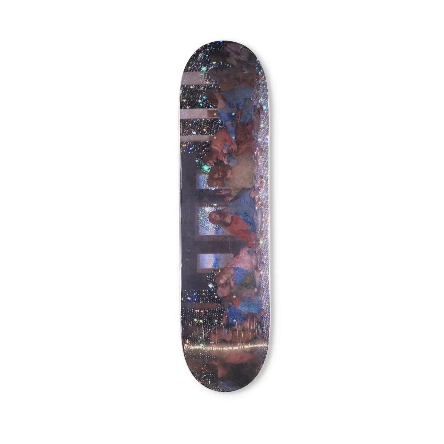 SARA SHAKEEL Skateboard Deck Wood Painting Design Multicoloured Size 8.25 RRP150 — View 2