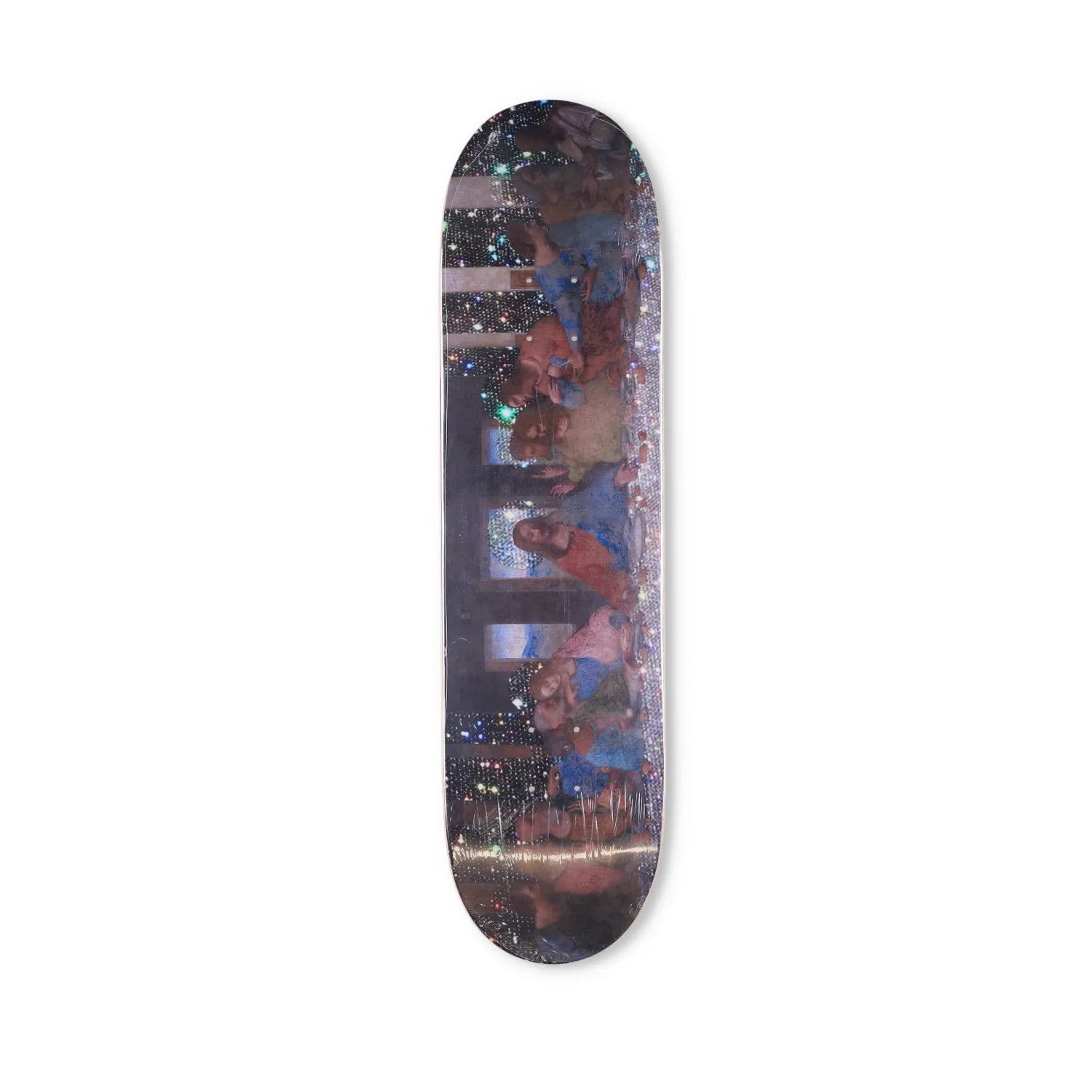 SARA SHAKEEL Skateboard Deck Wood Painting Design Multicoloured Size 8.25 RRP150 — View 2