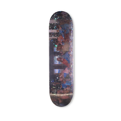 SARA SHAKEEL Skateboard Deck Wood Painting Design Multicoloured Size 8.25 RRP150 — View 2