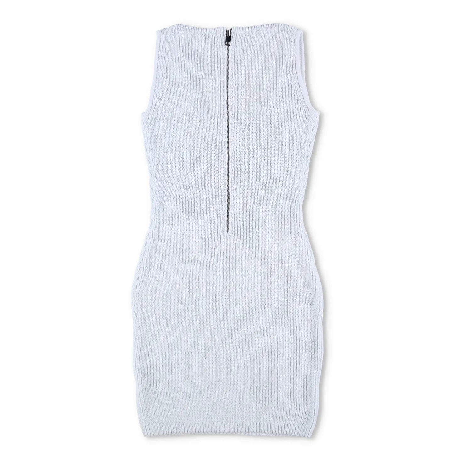 AYA MUSE Womens Belu Dress Mini Scoop Neck Sky Melt Blue Sleeveless L RRP 605 — View 8