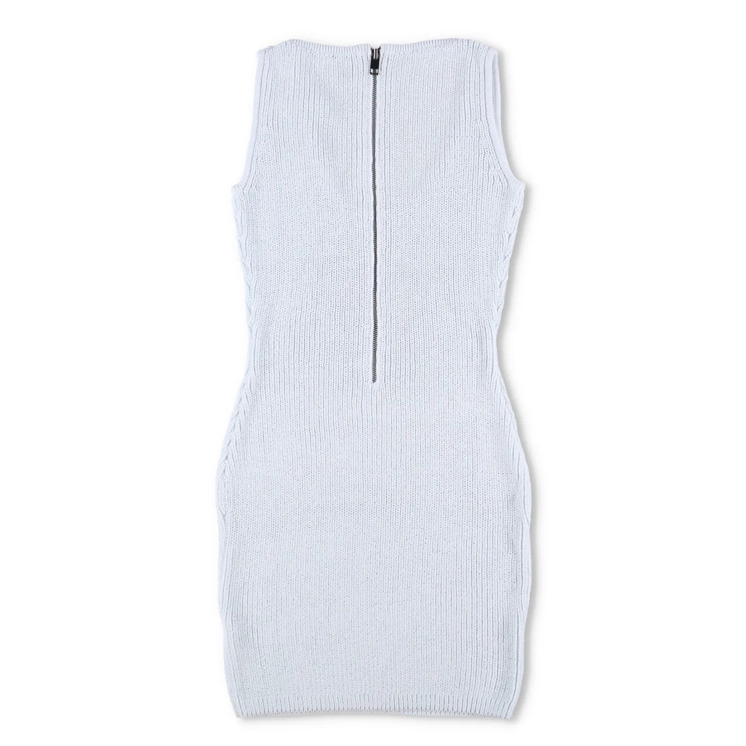 AYA MUSE Womens Belu Dress Mini Scoop Neck Sky Melt Blue Sleeveless L RRP 605 — View 8