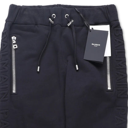 BALMAIN Mens Joggers Cotton Black Cuffed Elastic Drawstring Waist Size XS RRP425 — View 6