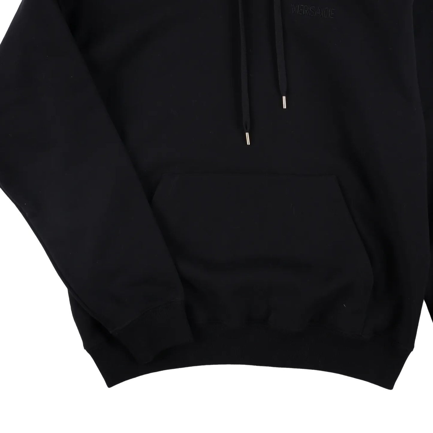 VERSACE Mens Sweatshirt Brushed Sweat Fabric Versace Embroidery Black S RRP 885 — View 3