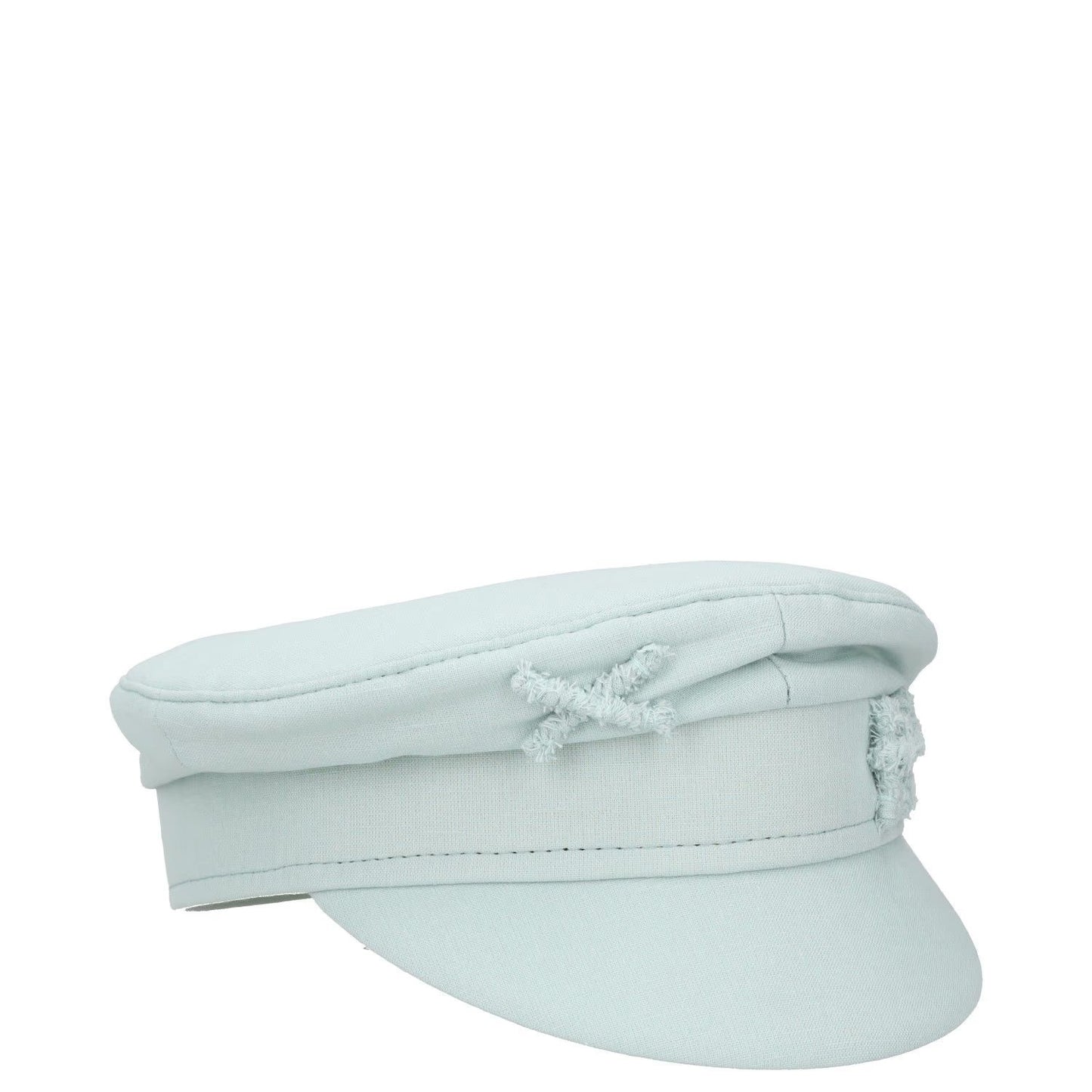 RUSLAN BAGINSKIY Womens Monogram Linen Baker Boy Hat Green Logo M RRP 250