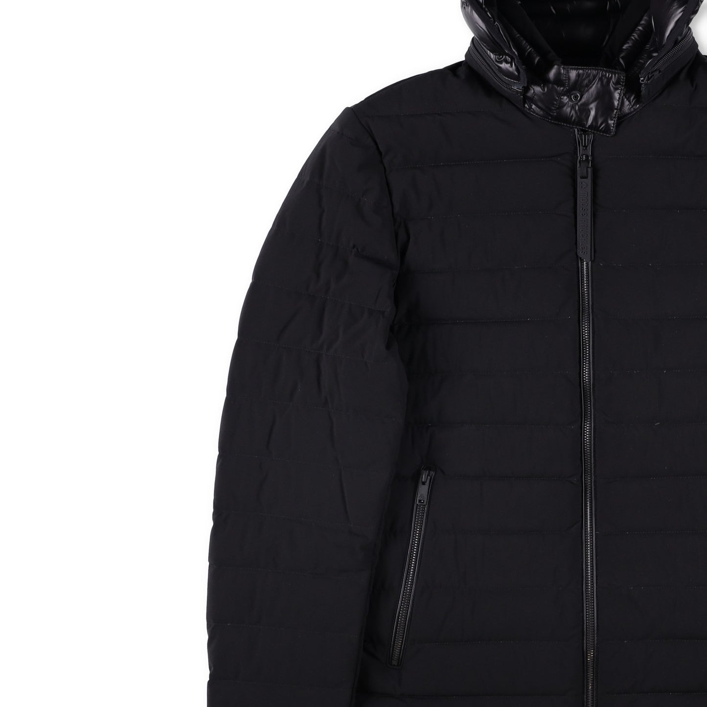 MOOSE KNUCKLES Mens Black Puffer Jacket Size Small Nylon RRP800 — View 4