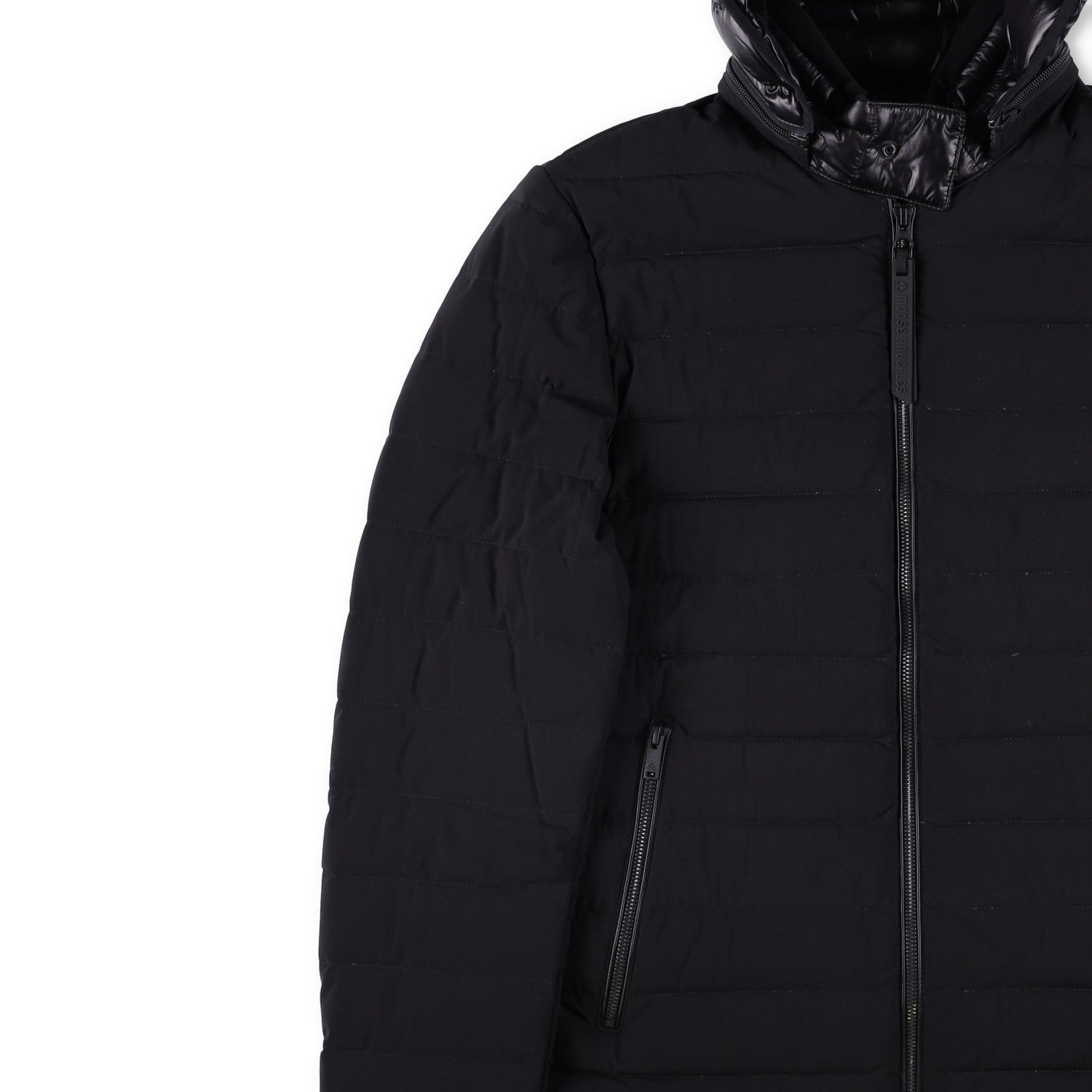 MOOSE KNUCKLES Mens Black Puffer Jacket Size Small Nylon RRP800 — View 4