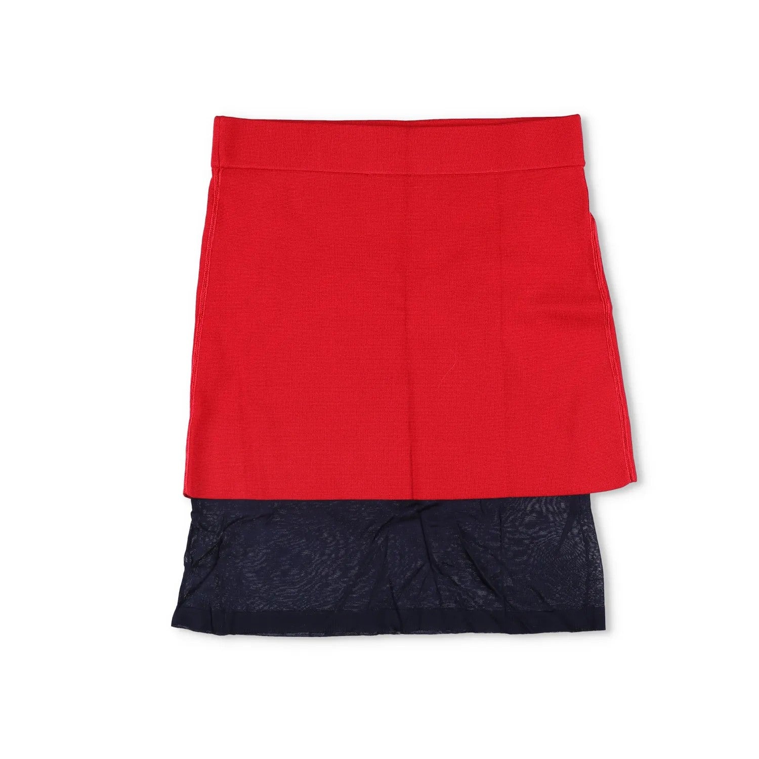 WALES BONNER Womens Verse Mini Skirt Red Black Pockets Size Medium RRP 575 — View 3