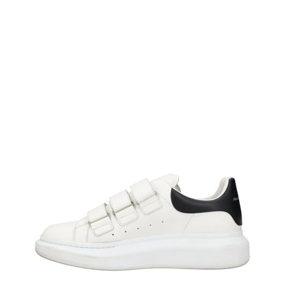 ALEXANDER MCQUEEN Mens White Black Leather Strappy Chunky UK 6 RRP 470 — View 4