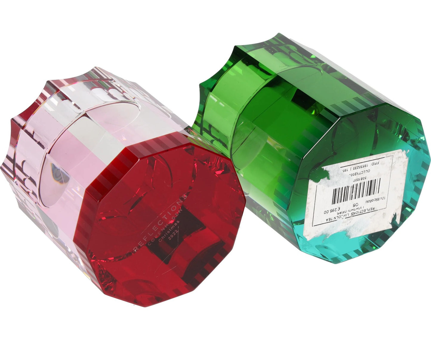 Reflections Copenhagen Lincoln Tea Lightholders Multicolour Geometric OS RRP 295 — View 2