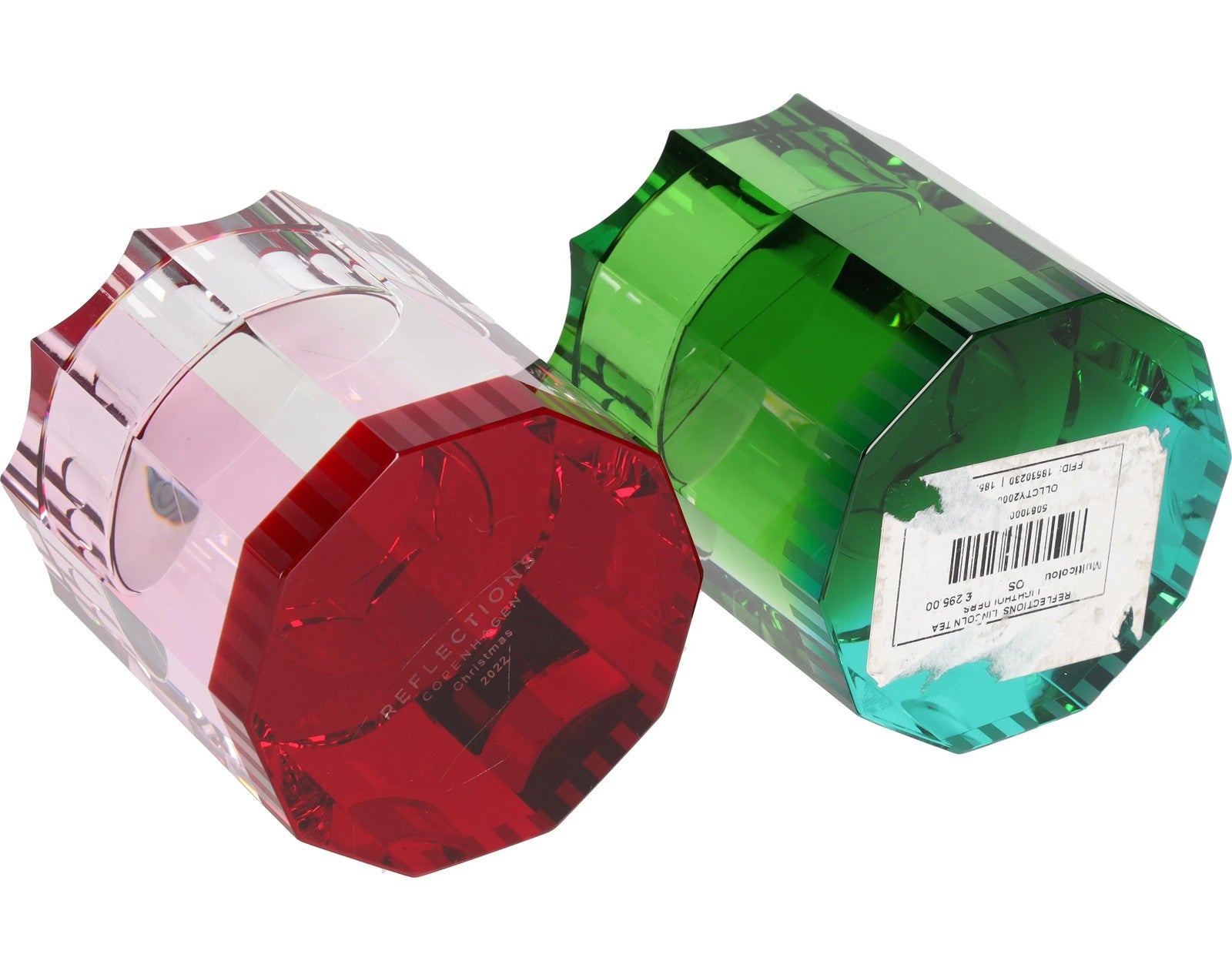 Reflections Copenhagen Lincoln Tea Lightholders Multicolour Geometric OS RRP 295 — View 2