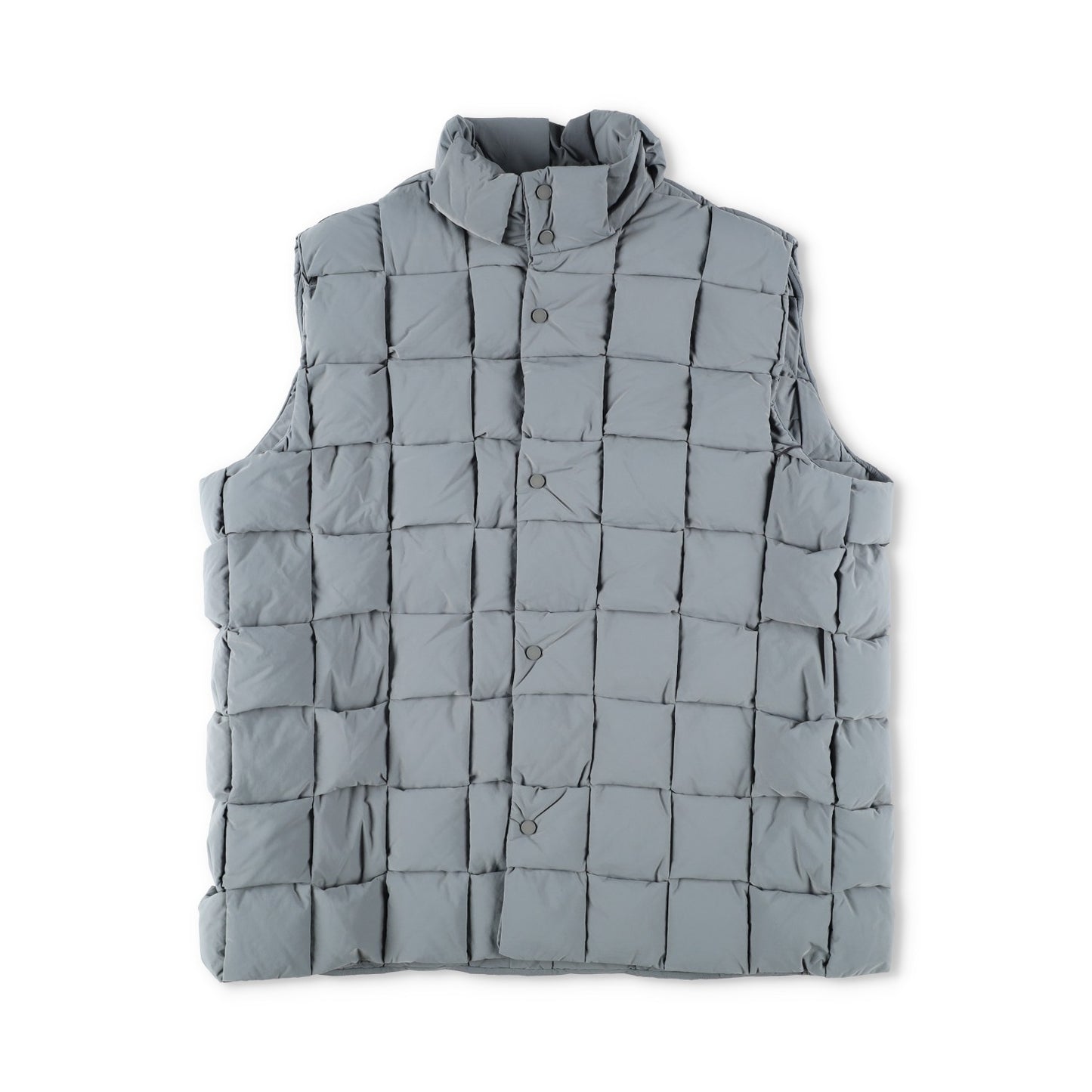 BOTTEGA VENETA Mens Quilted Interractio Puffer Gilet Sage Green Size M/L RRP3500