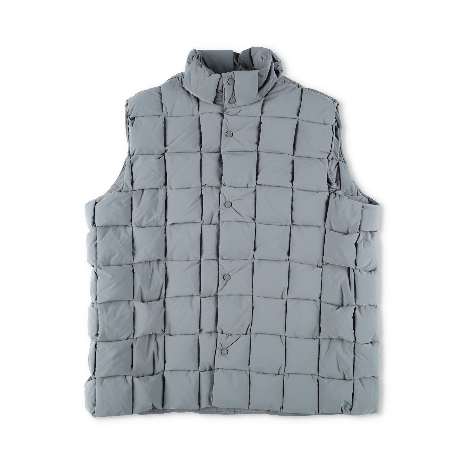 BOTTEGA VENETA Mens Quilted Interractio Puffer Gilet Sage Green Size M/L RRP3500