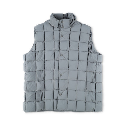 BOTTEGA VENETA Mens Quilted Interractio Puffer Gilet Sage Green Size M/L RRP3500