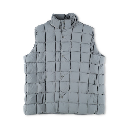 BOTTEGA VENETA Mens Quilted Interractio Puffer Gilet Sage Green Size M/L RRP3500