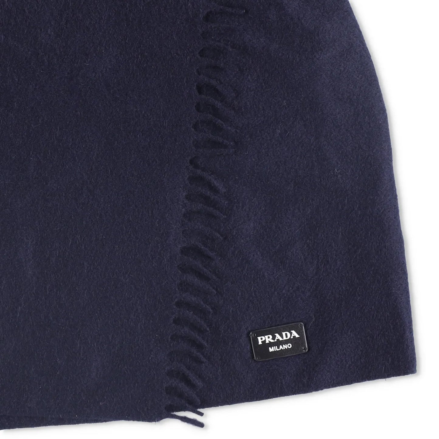 PRADA Womens Mini Skirts Cashmere Knit Navy Blue Short Elegant Size 46 RRP 945 — View 2