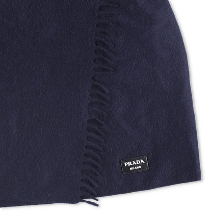 PRADA Womens Mini Skirts Cashmere Knit Navy Blue Short Elegant Size 46 RRP 945 — View 2
