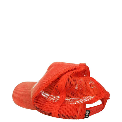 NAHMIAS Mens Summerland Corduroy Trucker Hat Orange Adjustable One Size RRP 215 — View 4