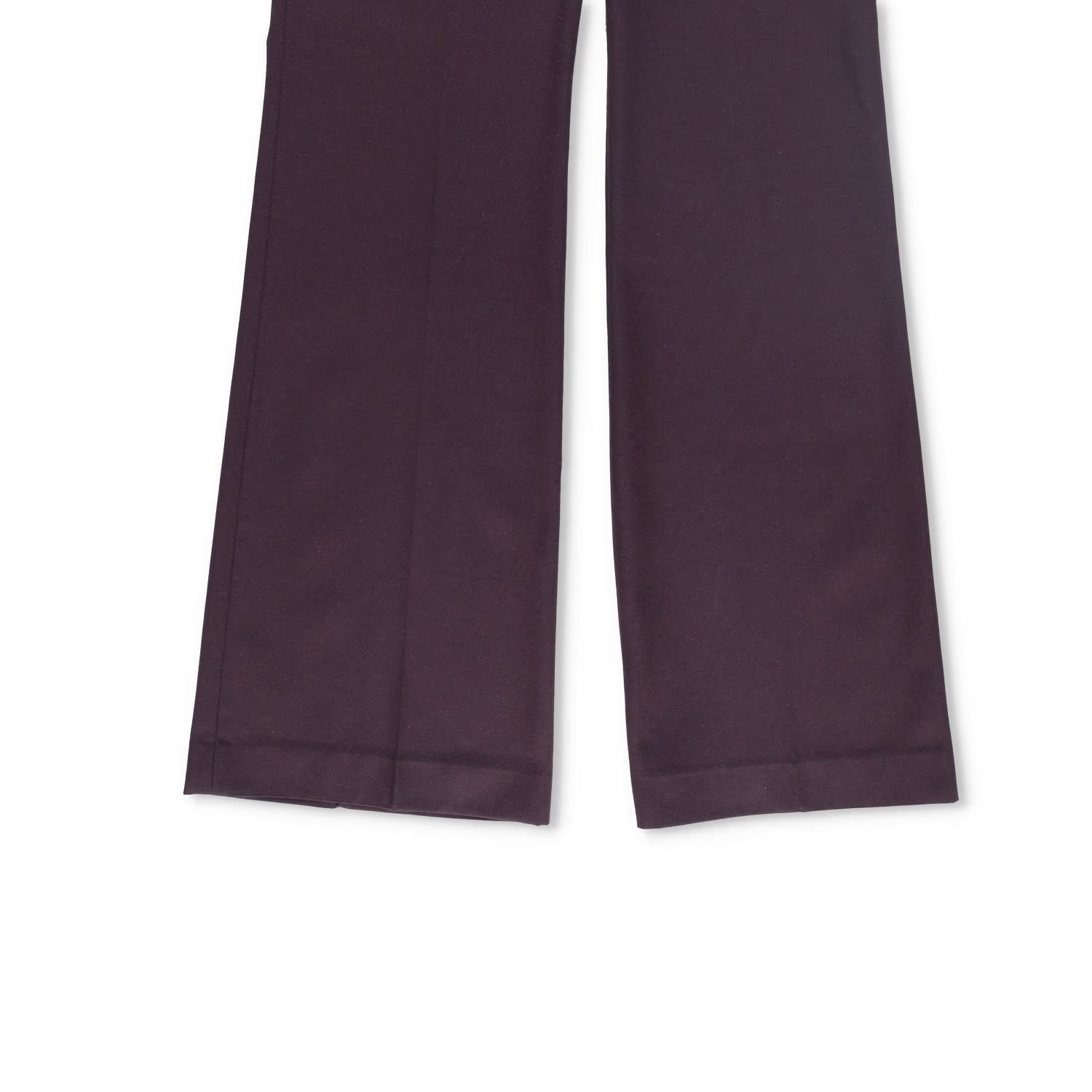 FRANKIE SHOP Womens Lyra Flared Pants Purple Flat Front Zipped Size S RRP 212.1 — View 4