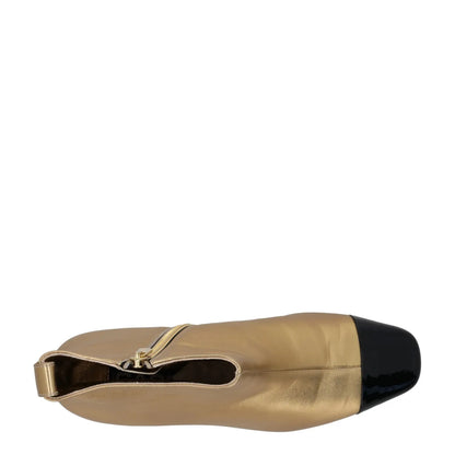 CAREL Womens Estime Exclusive Ankle Bootie Gold Leather Patent Formal UK5 RRP505 — View 7