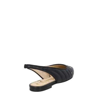 CHARLOTTE OLYMPIA Womens Nurmi Flat Leather Flats Ballerinas Black EU 37 RRP565 — View 6