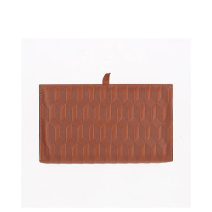 AUDEPART Jewellery Box Brown Leather All Over Print Rectangle Size 95 RRP 250 — View 5