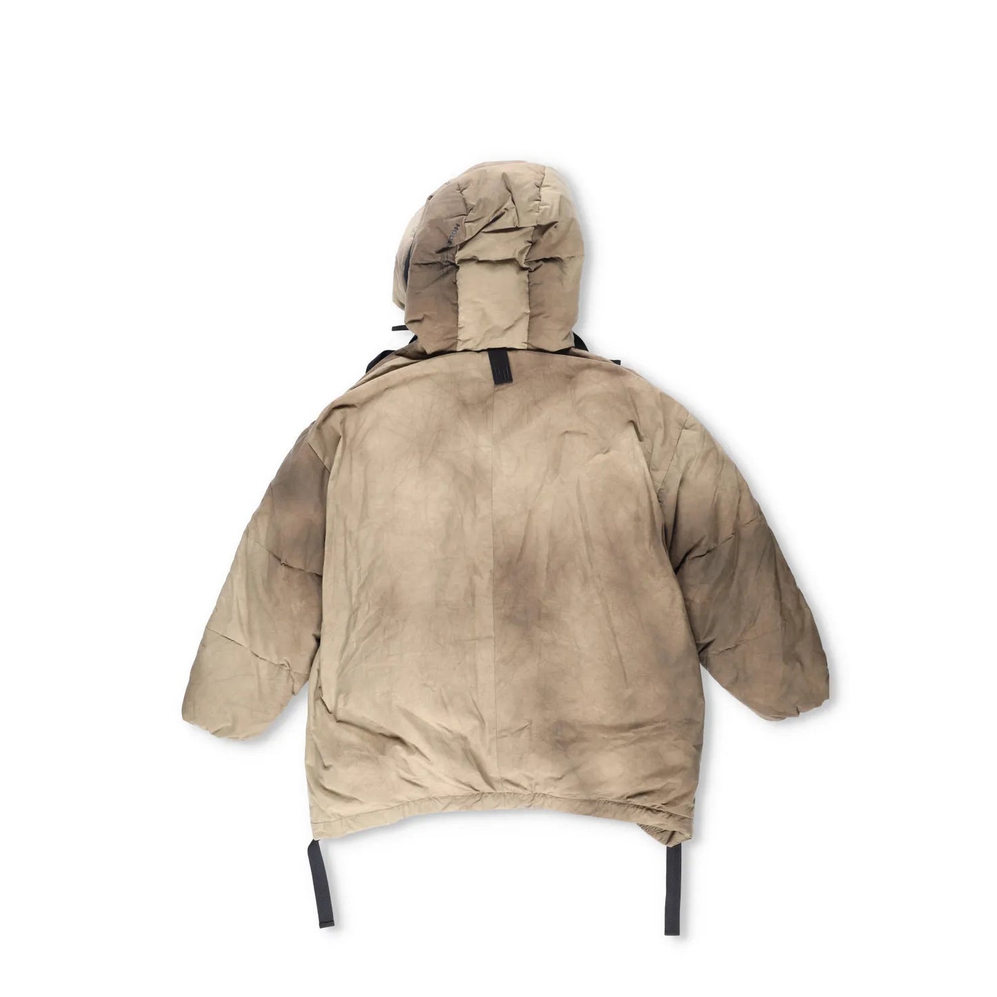 HOLDEN Mens Beige Hooded Puffer Jacket Nylon Polyamide Zip Closure S-M RRP 800 — View 12