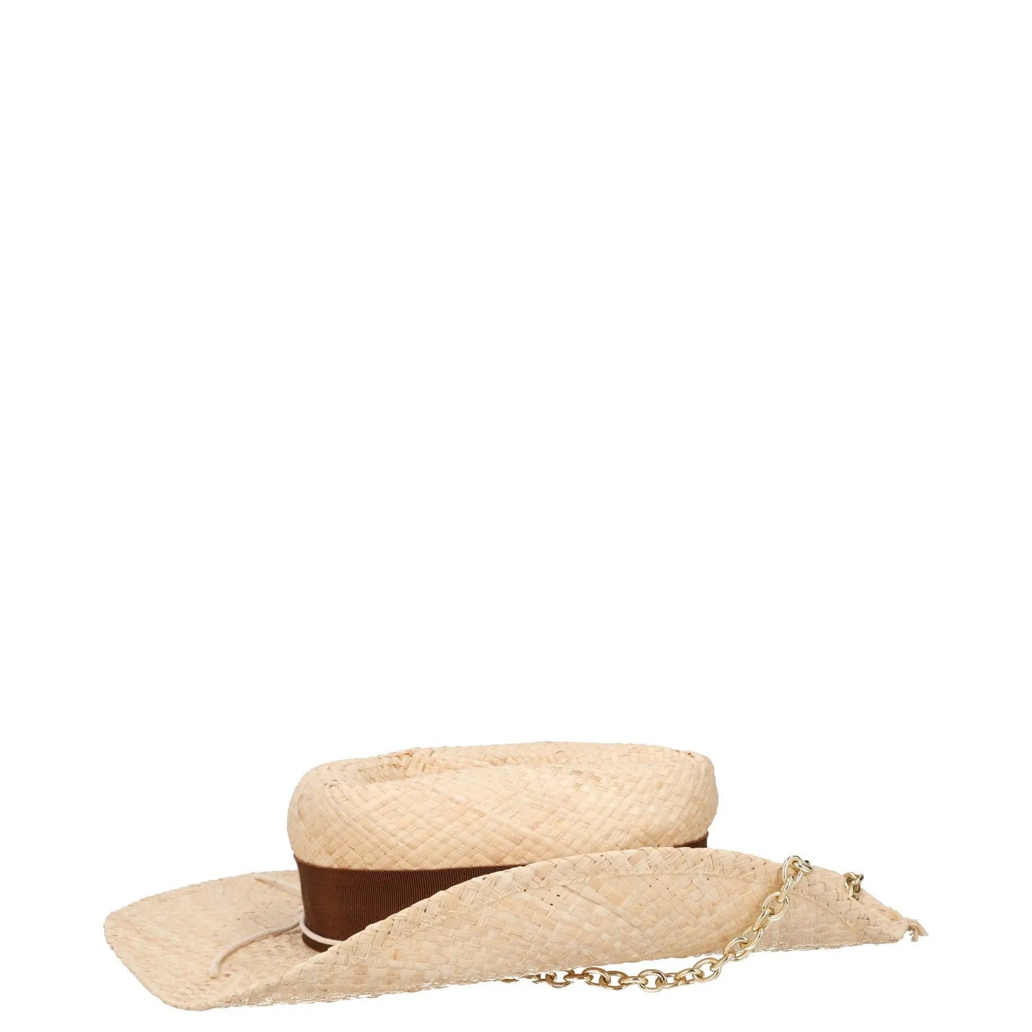 RUSLAN BAGINSKIY Womens Straw Fedora Hat Beige Neutrals Size S RRP 345 — View 6
