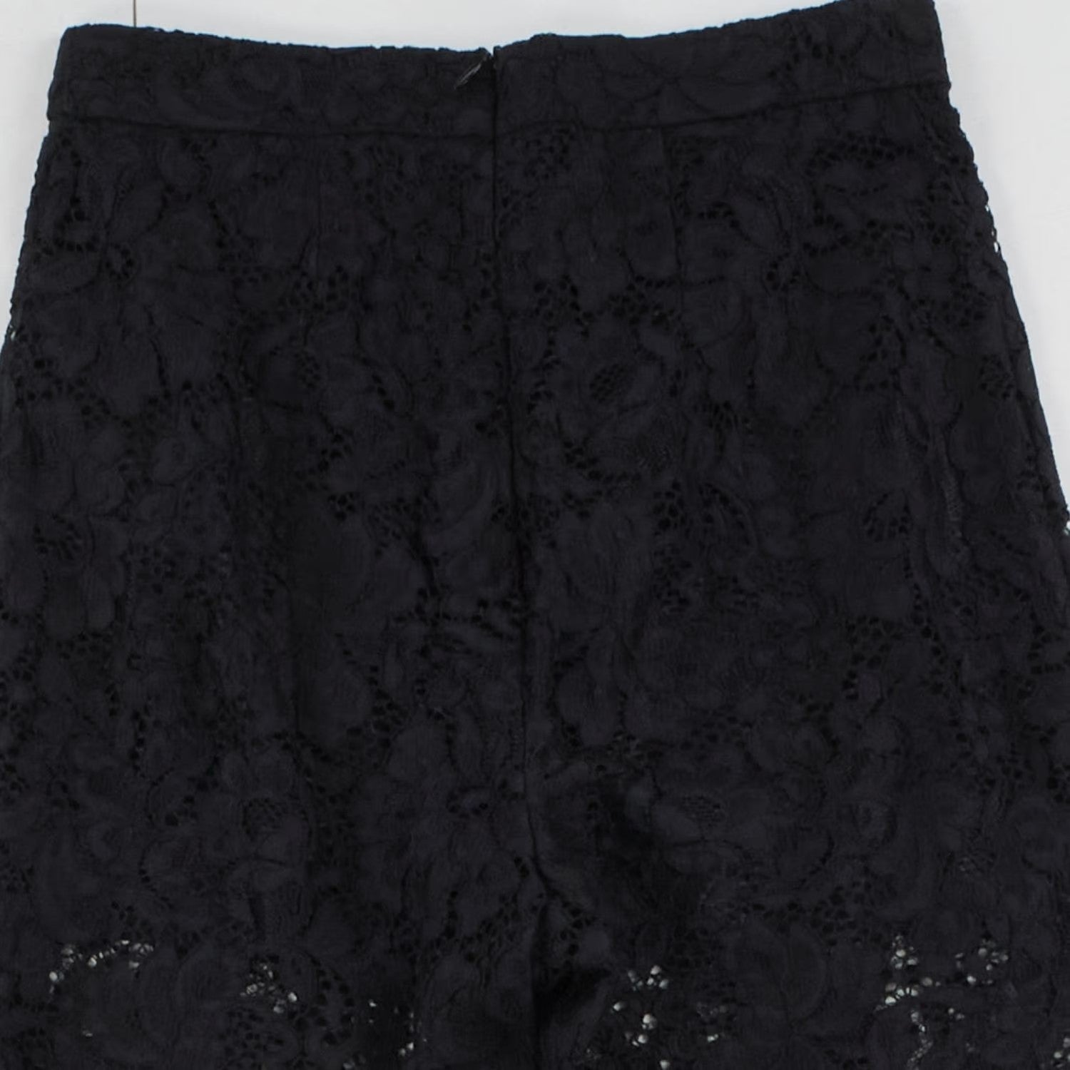 ZIMMERMANN Womens Matchmaker Lace Wide Leg Trousers Black High Rise XS RRP 550 — View 7