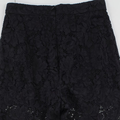 ZIMMERMANN Womens Matchmaker Lace Wide Leg Trousers Black High Rise XS RRP 550 — View 7