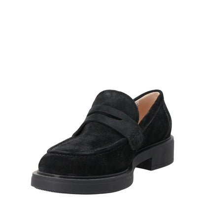 GIANVITO ROSSI Womens Harris Velour Velvet Casual Loafers Black EU 36 RRP 710 — View 3