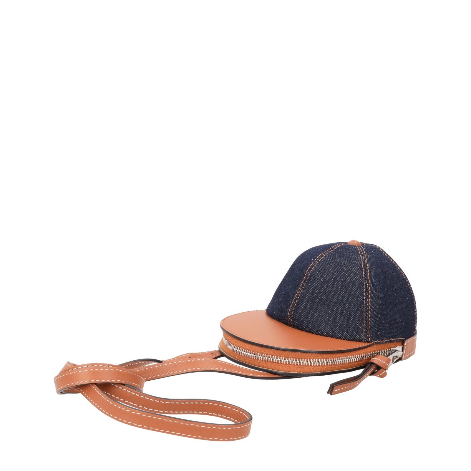 JW ANDERSON Leather Mini Nano Bag Coin Purse Handbag Denim RRP360 — View 2