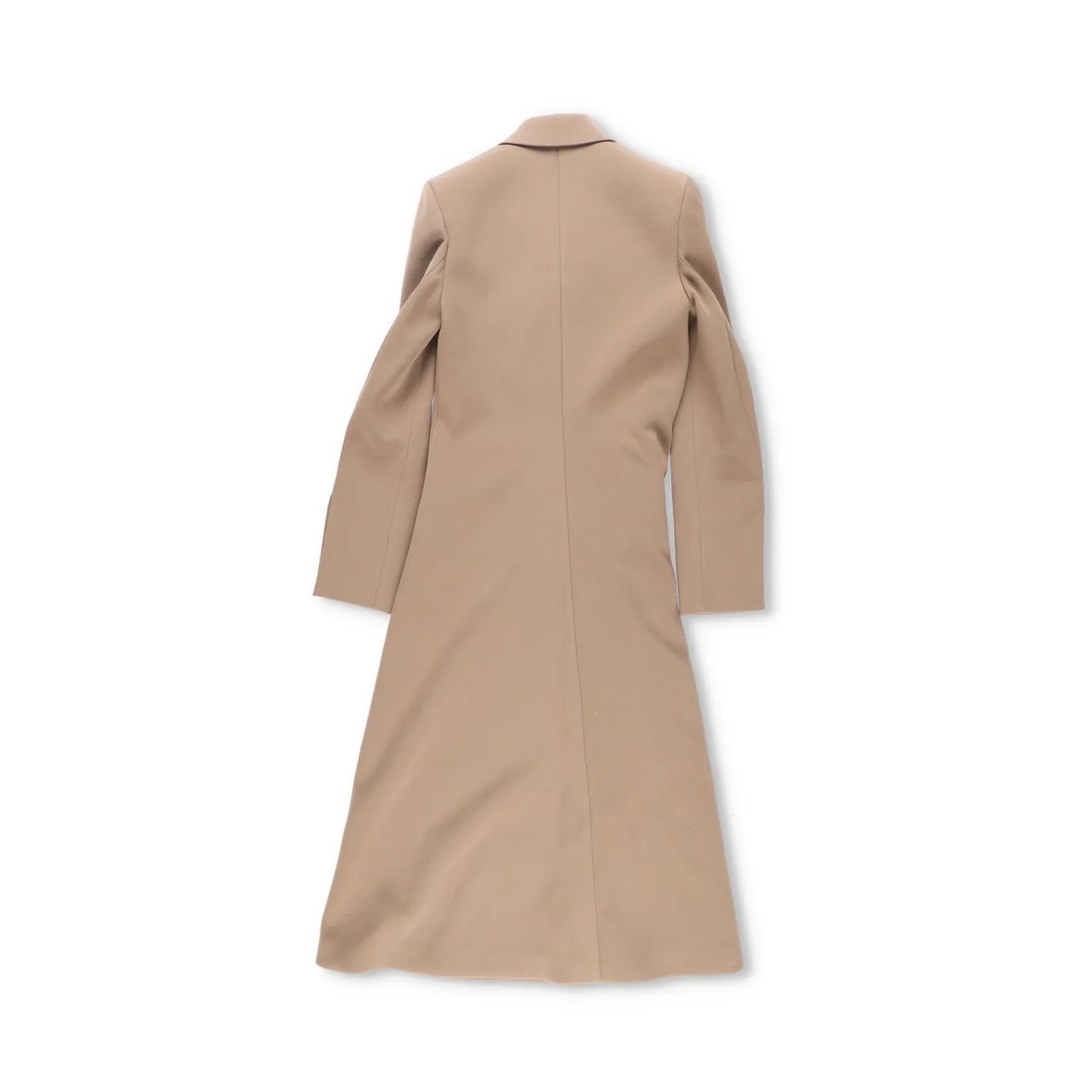 BOTTEGA VENETA Womens Long Beige Wool Coat Double Breasted Size 40 RRP 3500 — View 6