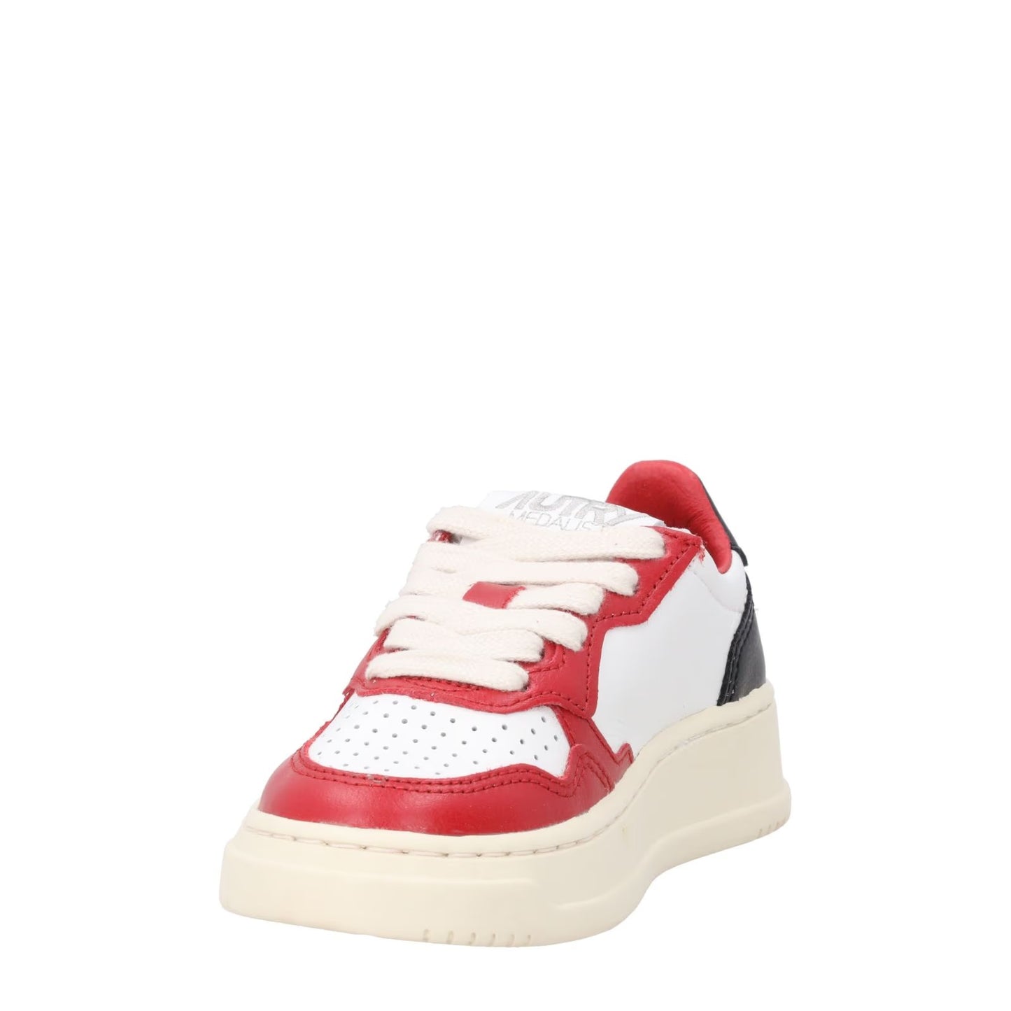 AUTRY Unisex Kids Medalist Trainers Leather Low Top White Red EU 31 RRP 165 — View 3