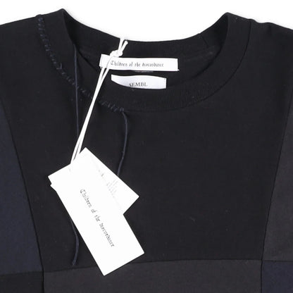 CHILDREN OF THE DISCORDANCE Mens T-Shirt Black Cotton Patchwork Size 1 RRP 180 — View 5