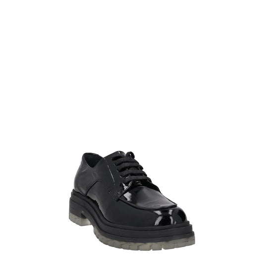 HAVVA MUSTAFA Womens Shoes Flat Round Toe Black Leather Lace Up UK 5 RRP 300 — View 2