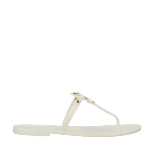 TORY BURCH Womens Mini Miller White Thong Sandal Studded Slip On US 7 RRP 95