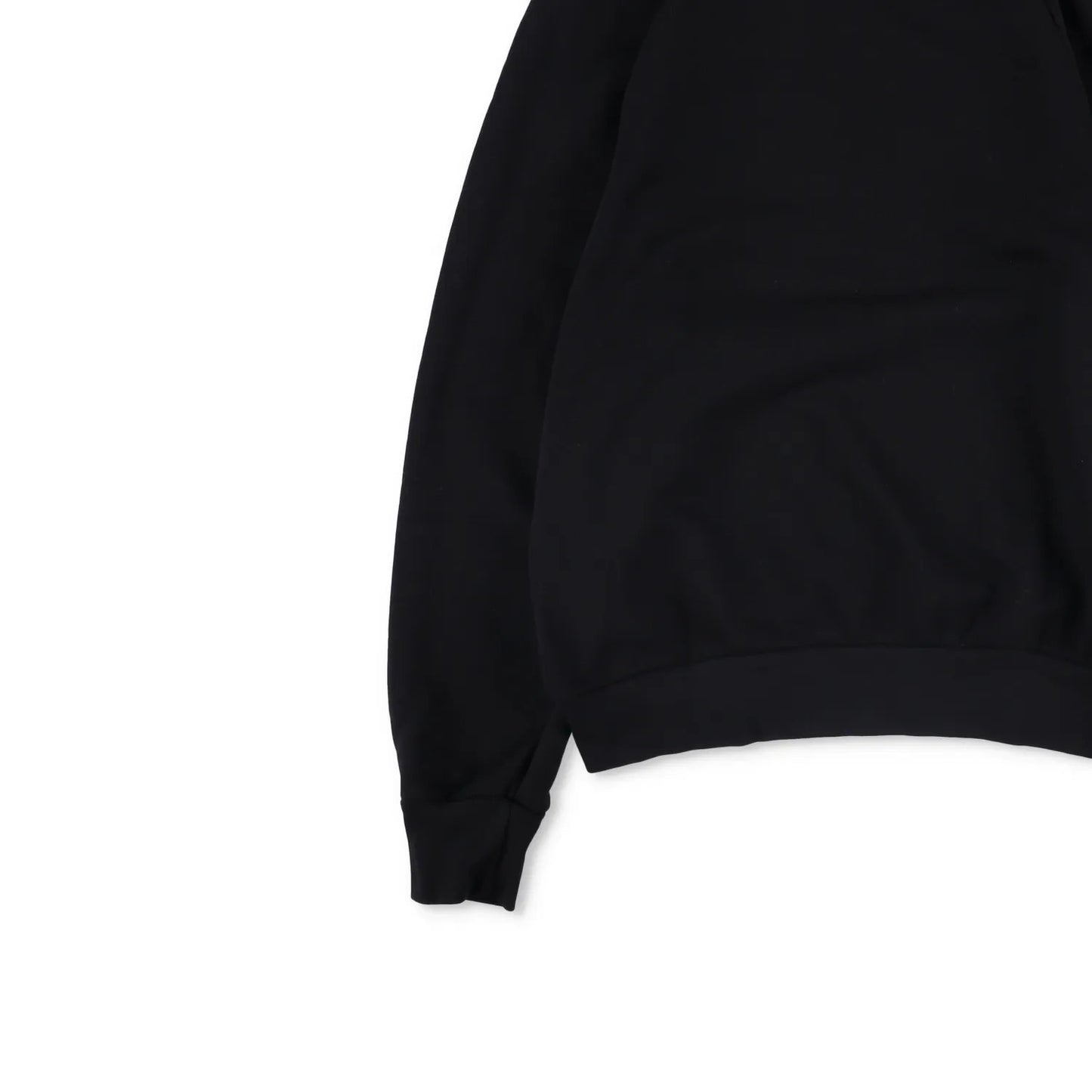 LES TIEN Mens Sweatshirt Crew Neck Cotton Pullover Black Long Sleeve M RRP 260 — View 3