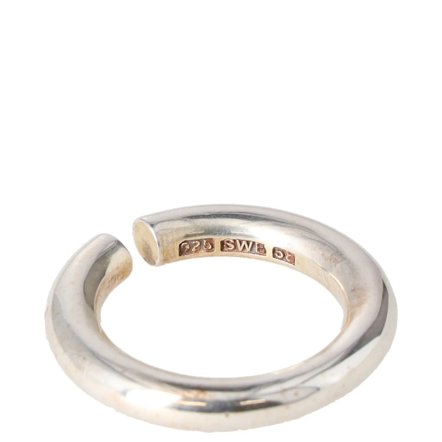 ALL BLUES Womens Ring Gold Sterling Silver Ring Gold Finish Size 58 RRP 150 — View 3