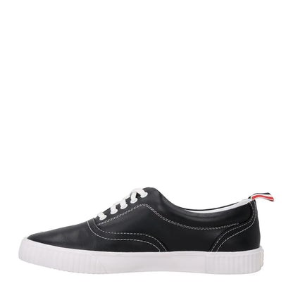 THOM BROWNE Mens Heritage Trainer Rubber Sole Vitello Calf Leather UK10 RRP 630 — View 4